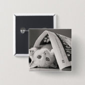 Botton Cat Button (Vorne & Hinten)