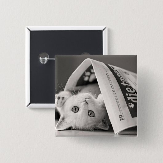 Botton Cat Button (Vorne & Hinten)