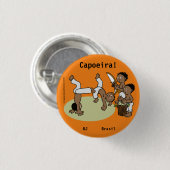 Botton de Capoeira: Rodinha na Senzala Button (Vorne & Hinten)