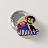 Botton Holy Monkeys Button (Vorne & Hinten)