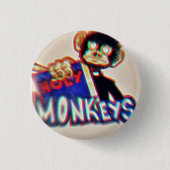 Botton Holy Monkeys Button (Vorderseite)