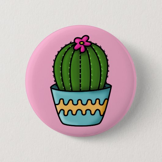 Botton Linha Cactus Button (Vorderseite)