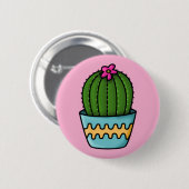 Botton Linha Cactus Button (Vorne & Hinten)