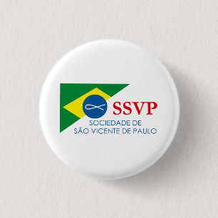 Botton SSVP Brasiliens Bald Button