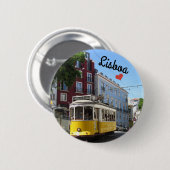 Botton/Stift ~ Lissabon, Portugal, Button (Vorne & Hinten)