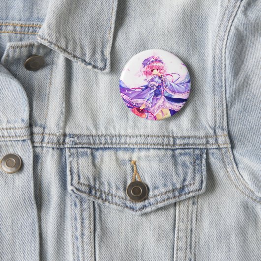 Botton - Yuyuko Saigyouji -Touhou Button (Beispiel)