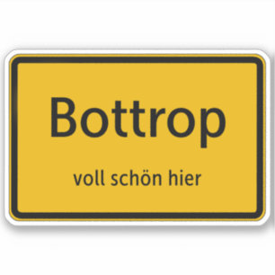 Bottrop Aufkleber Sticker Autoaufkleber