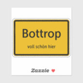 Bottrop Aufkleber Sticker Autoaufkleber (Blatt)