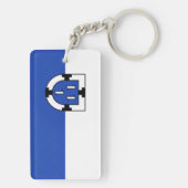 Bottrop city emblem flag germany symbol sign coat schlüsselanhänger (Rückseite)