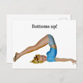 Bottums hoch! postkarte (Vorne/Hinten)