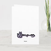 Botty Birthday Karte (Rückseite)