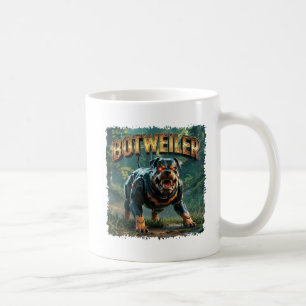 Botweiler Illustration – Roboter Rottweiler Lustig Kaffeetasse