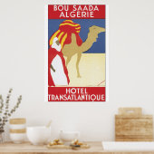 Bou Saada Algerie Vintage Travel Poster (Küche)