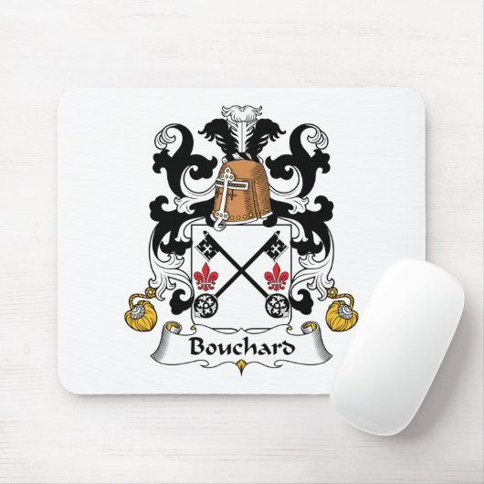 Bouchard Familienwappen Mousepad (Mit Mouse)