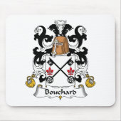 Bouchard Familienwappen Mousepad (Vorne)
