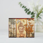 Bouddha-Inspiration Postkarte (Stehend Vorderseite)