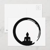 Bouddha silent postkarte (Vorne/Hinten)