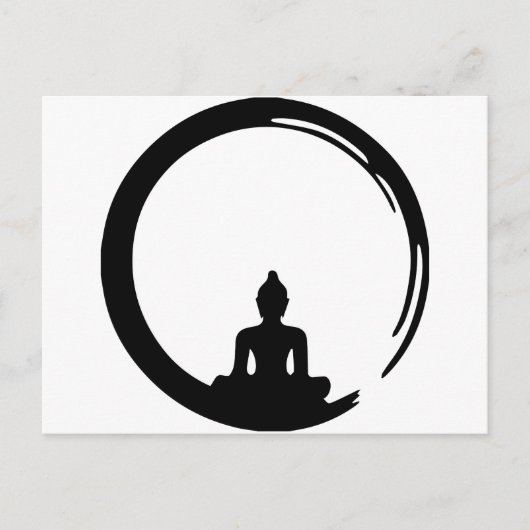 Bouddha silent postkarte (Vorderseite)