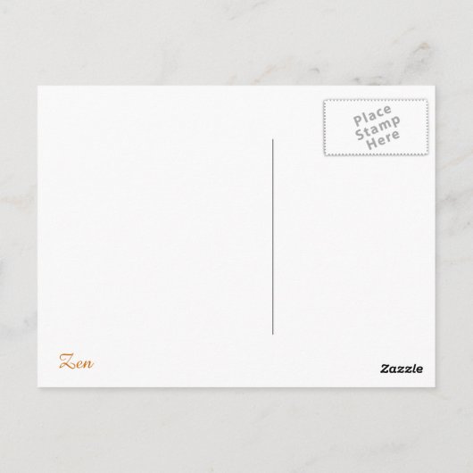 Bouddha Zenement Postkarte (Rückseite)