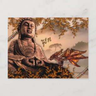 Bouddha Zenement Postkarte