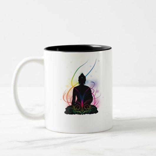 Bouddha Zweifarbige Tasse (Links)