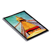 Boudhanath Stupa, Buddha Eyes, Kathmandu, Nepal Notizblock (Rechte Seite)