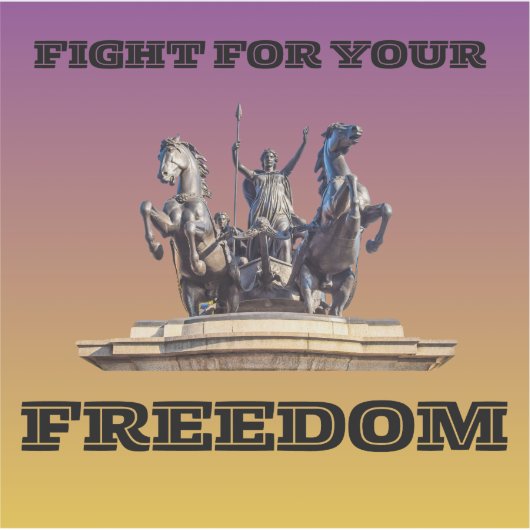 Boudicca Aufkleber (Vorderseite)