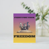 Boudicca Postkarte (Stehend Vorderseite)