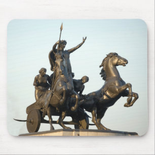 Boudicca Statue im London-Andenken-Foto Mousepad