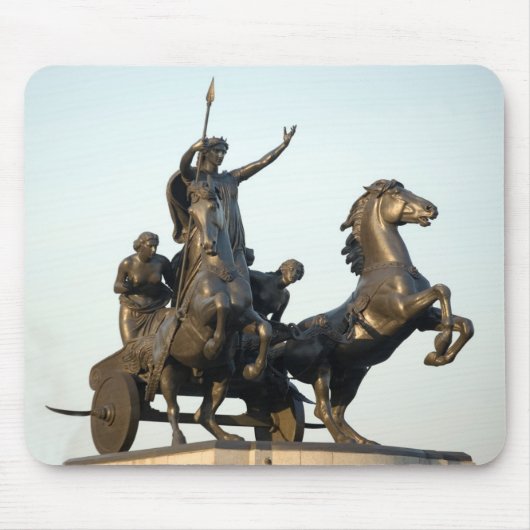 Boudicca Statue im London-Andenken-Foto Mousepad (Vorne)