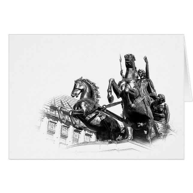 Boudicca Statue, London (Vorderseite (Horizontal))