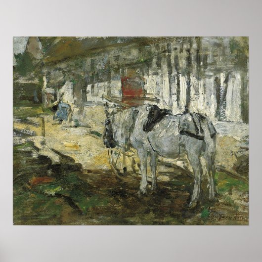 Boudin - Breton Horse Poster (Vorne)