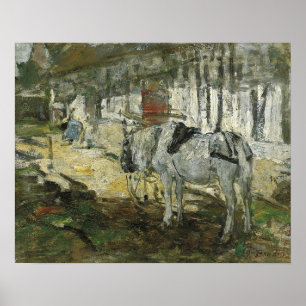 Boudin - Bretonisches Pferd Poster