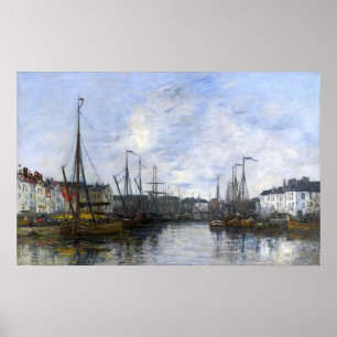 Boudin - Brüssel Hafen Poster