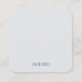 Boudin Clouds Bottle Tag Begleitkarte (Rückseite)