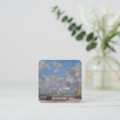 Boudin Clouds Bottle Tag Begleitkarte (Stehend Vorderseite)