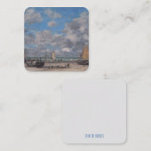 Boudin Clouds Bottle Tag Begleitkarte (Vorne/Hinten)