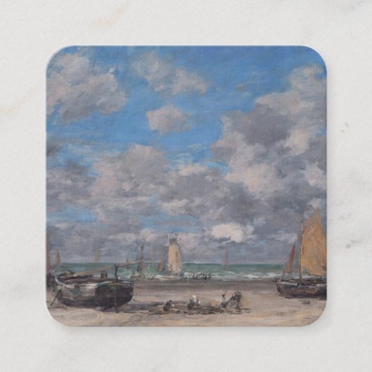 Boudin Clouds Bottle Tag Begleitkarte (Vorderseite)