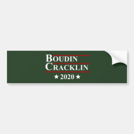 Boudin Cracklin Wahl 2020 Spaß-Louisianas Cajun Autoaufkleber