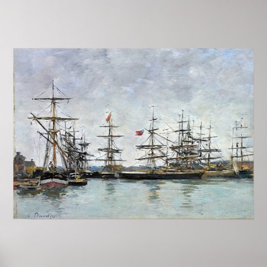 Boudin - Deauville 1880 Poster (Vorne)