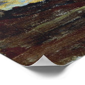 Boudin - Etretat Sunset Poster (Ecke)