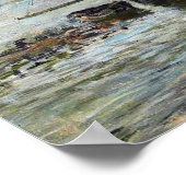 Boudin - Hafen Trouville Poster (Ecke)