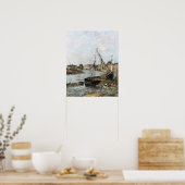Boudin - Hafen Trouville Poster (Küche)