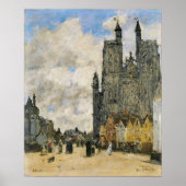 Boudin - Kirche Saint-Vulfran, Abbeville 18 Poster (Vorne)