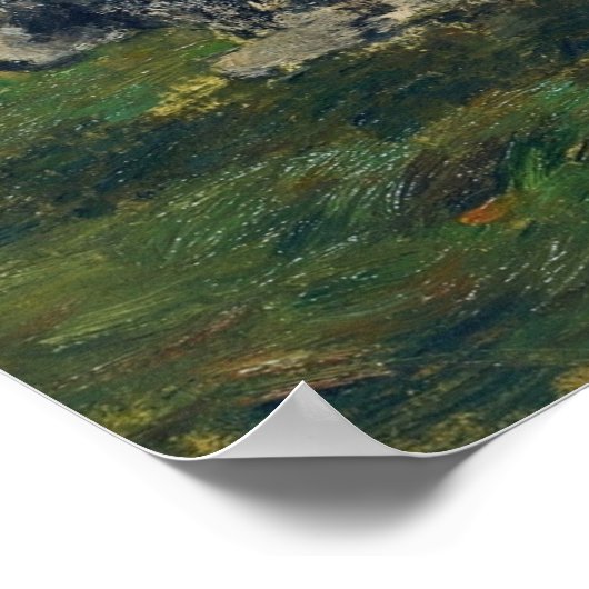 Boudin - Kühe in der Nähe des Meeres 1896 Poster (Ecke)