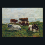 Boudin - Kühe in der Nähe des Meeres 1896 Poster<br><div class="desc">Kühe in Meeresnähe 1896 von Eugène Boudin. Weitere posterfertige Bilder aus dem Buch der Zedign Art Series 59 "Eugène Boudin - Paintings & Drawings Vol. 2" finden Sie unter https://books.zedign.com/zas/59.html</div>