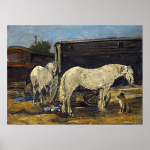 Boudin - Ladungen von Nomaden 1885 Poster