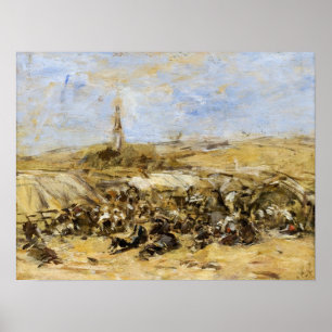 Boudin - Pardon von Ste-Anne-La-Palud Poster