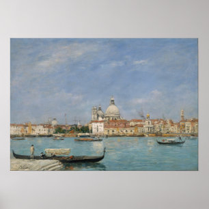 Boudin - Santa Maria Della Salute von San Giorgio Poster