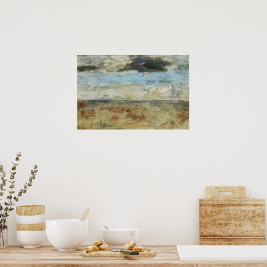 Boudin - Sky (Studie) Poster (Küche)